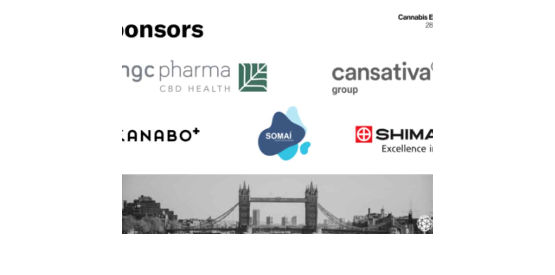 MGC Pharma, Grupo Cansativa e Somai Pharmaceuticals anunciados entre os patrocinadores da Cannabis Europa